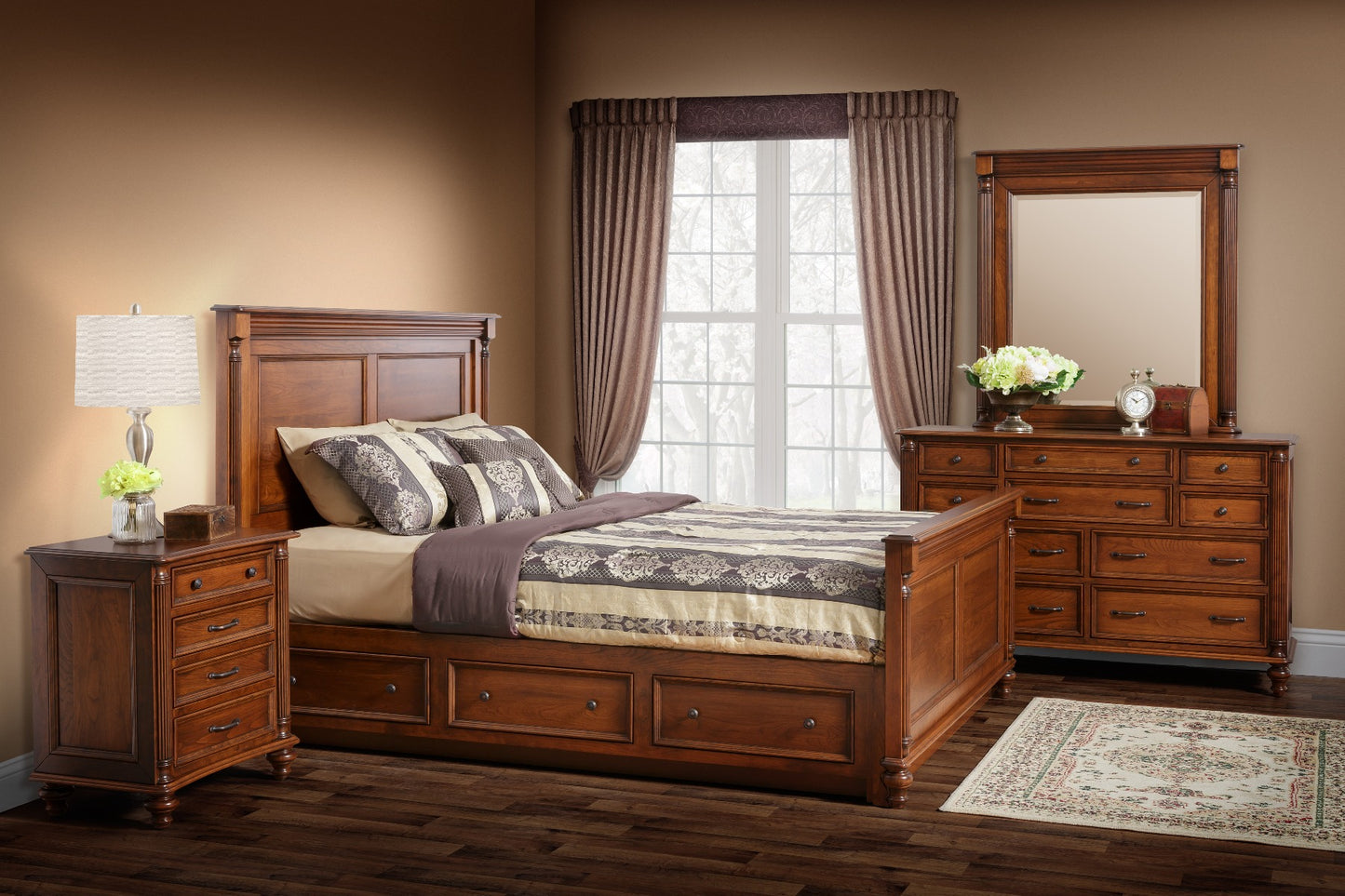 Venice Double Dresser w/Mirror