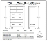Manor Master Chest of Drawers