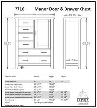 Manor Door and Drawer Chest