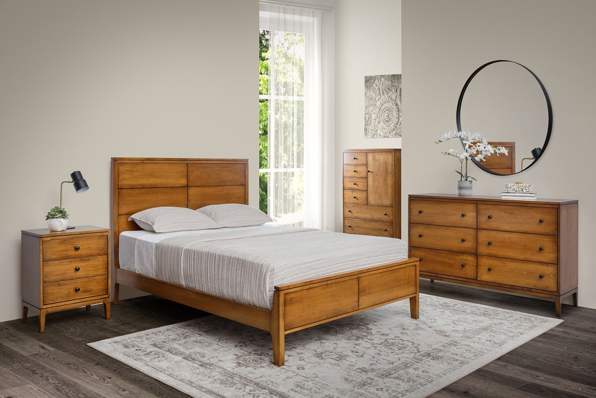 Estelle Three Drawer Night Table
