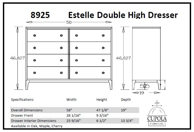 Estelle Double High Dresser