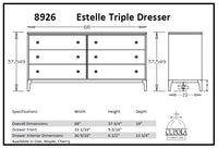 Estelle Triple Dresser