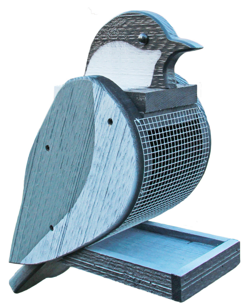 The Woodpecker Family Handcrafted Bird Feeder-Chickadee