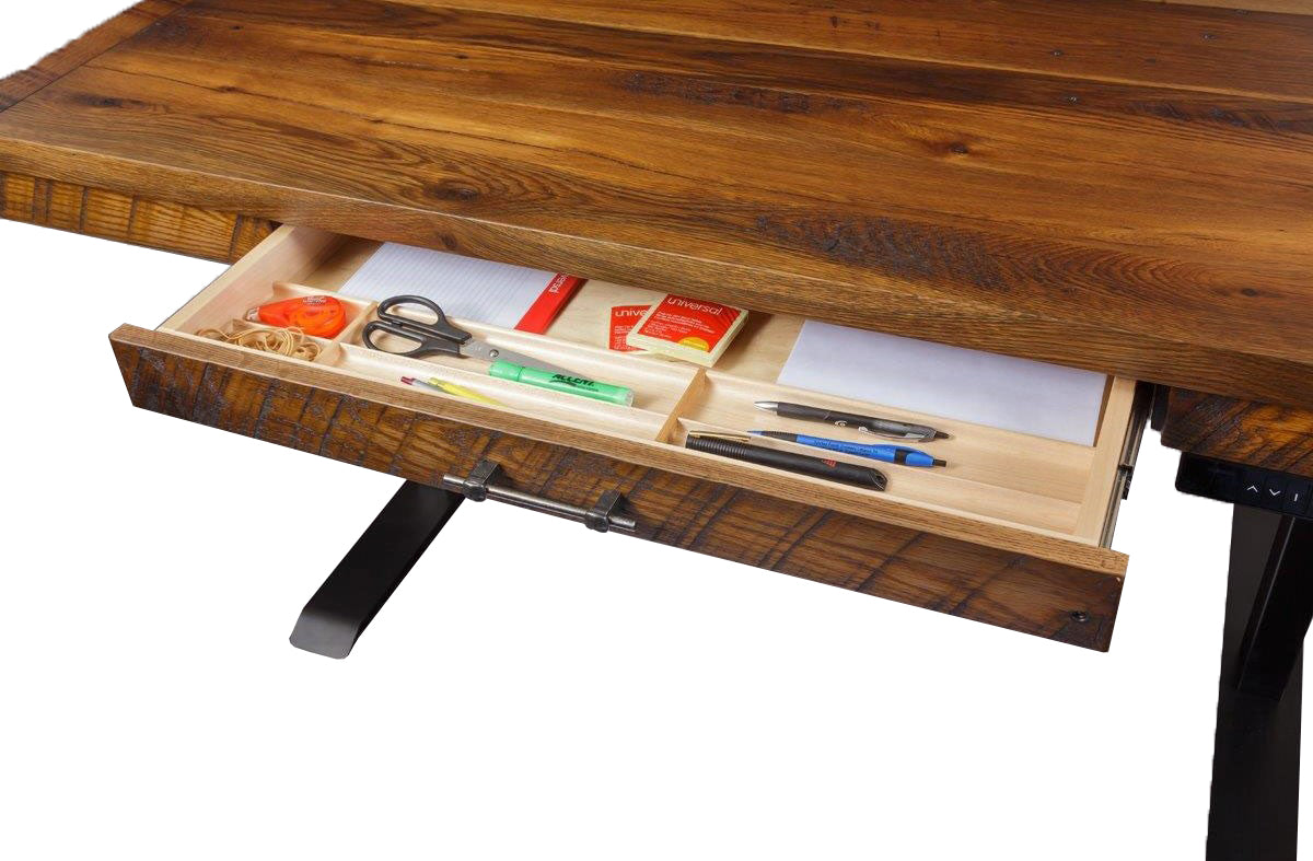 Loft Reclaimed Barnwood Lift Desk