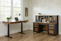 Loft Reclaimed Barnwood Lift Desk
