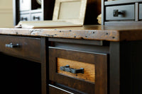 Loft Barnwood Desk w/Hutch
