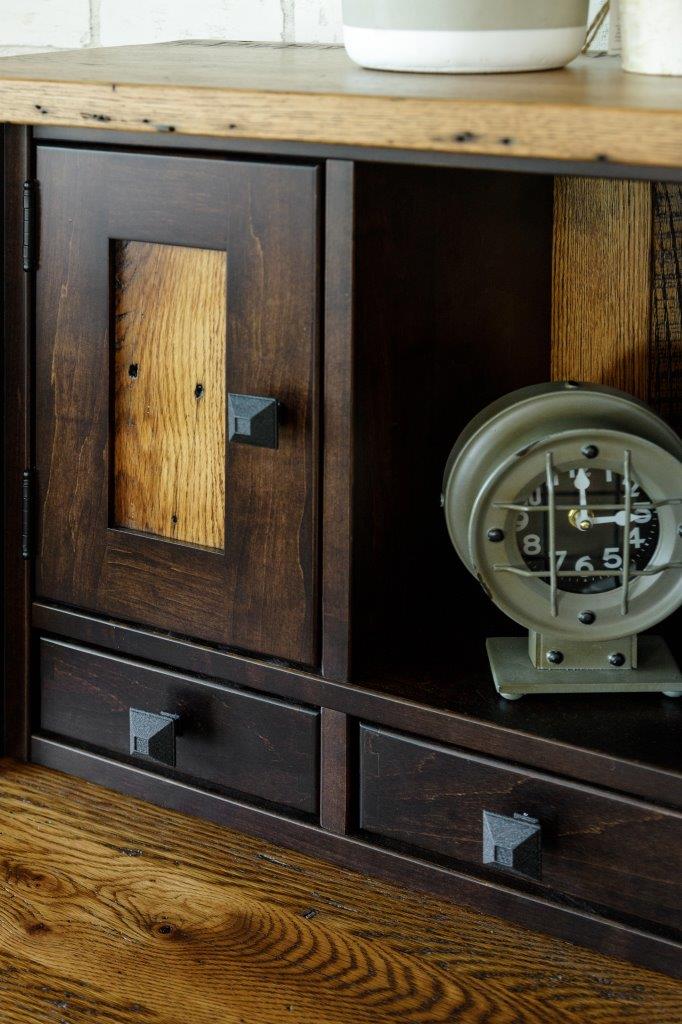Loft Barnwood Desk w/Hutch