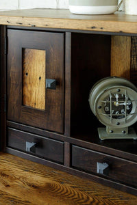 Loft Barnwood Desk w/Hutch