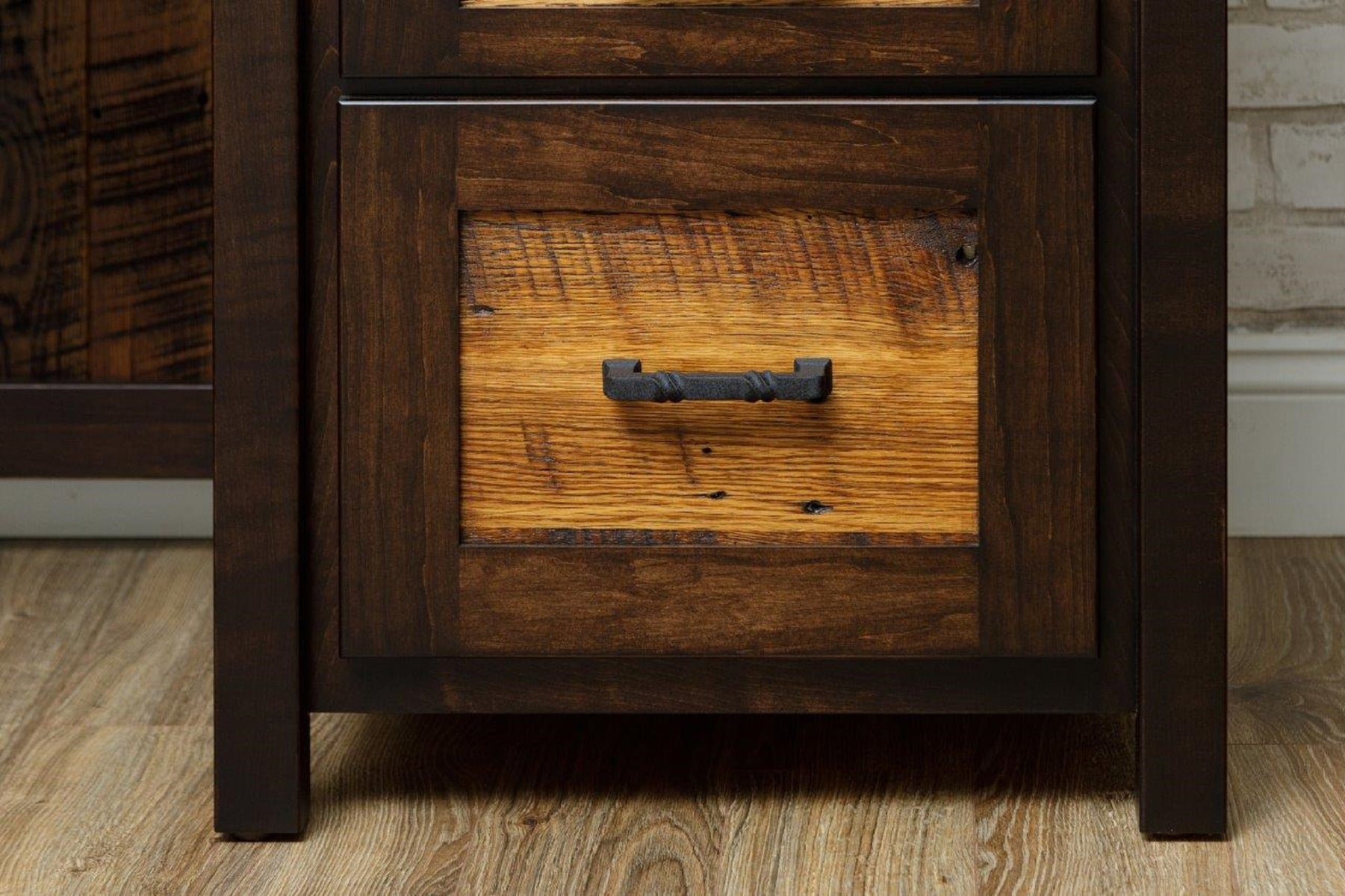 Loft Barnwood Desk w/Hutch