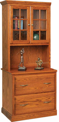 Harrington Hutch Top File Cabinet