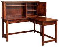 Eshton L-Shape Hutch Top Desk