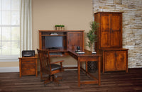 Eshton Wood Door Storage Bookcase