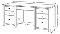 Eshton Double Pedestal Desk