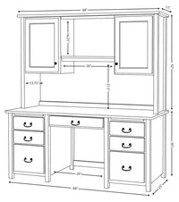 Eshton Double Pedestal Corner Desk