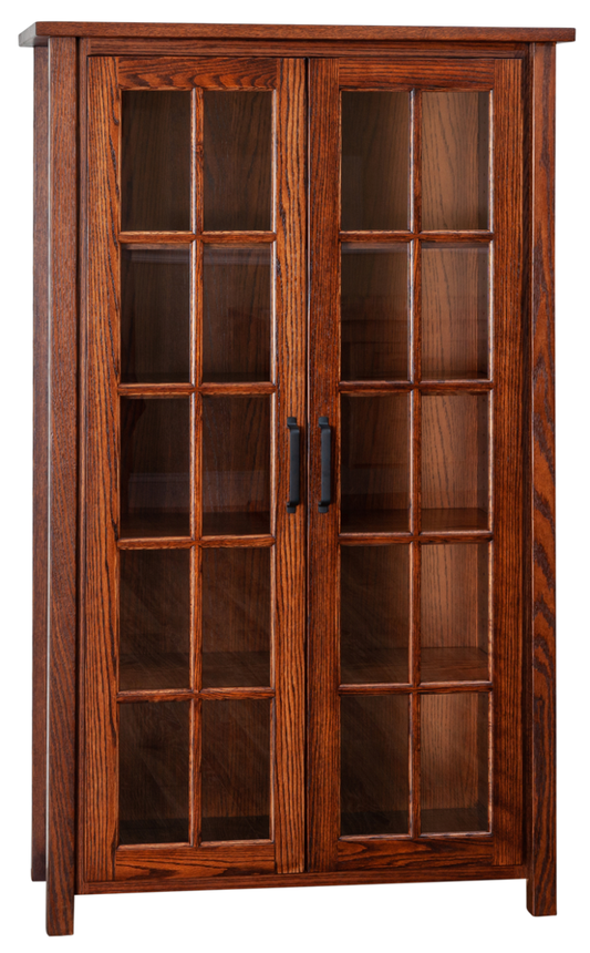 Eshton 5' Glass Door Bookcase