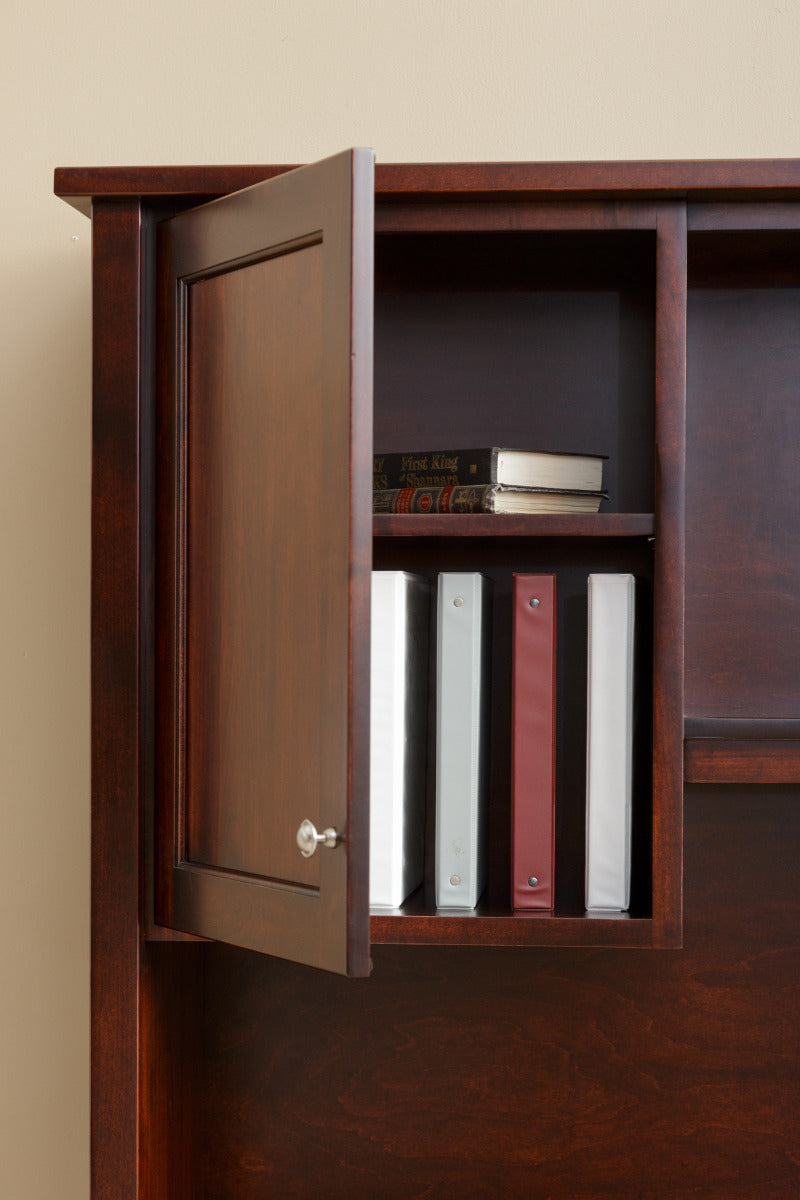 Eshton Double Pedestal Desk w/Hutch