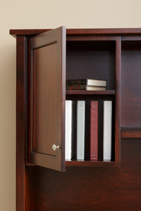 Eshton Double Pedestal Desk w/Hutch