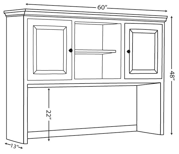 Harrington Hutch Top Desk