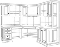 Office Pro Executive Corner Desk