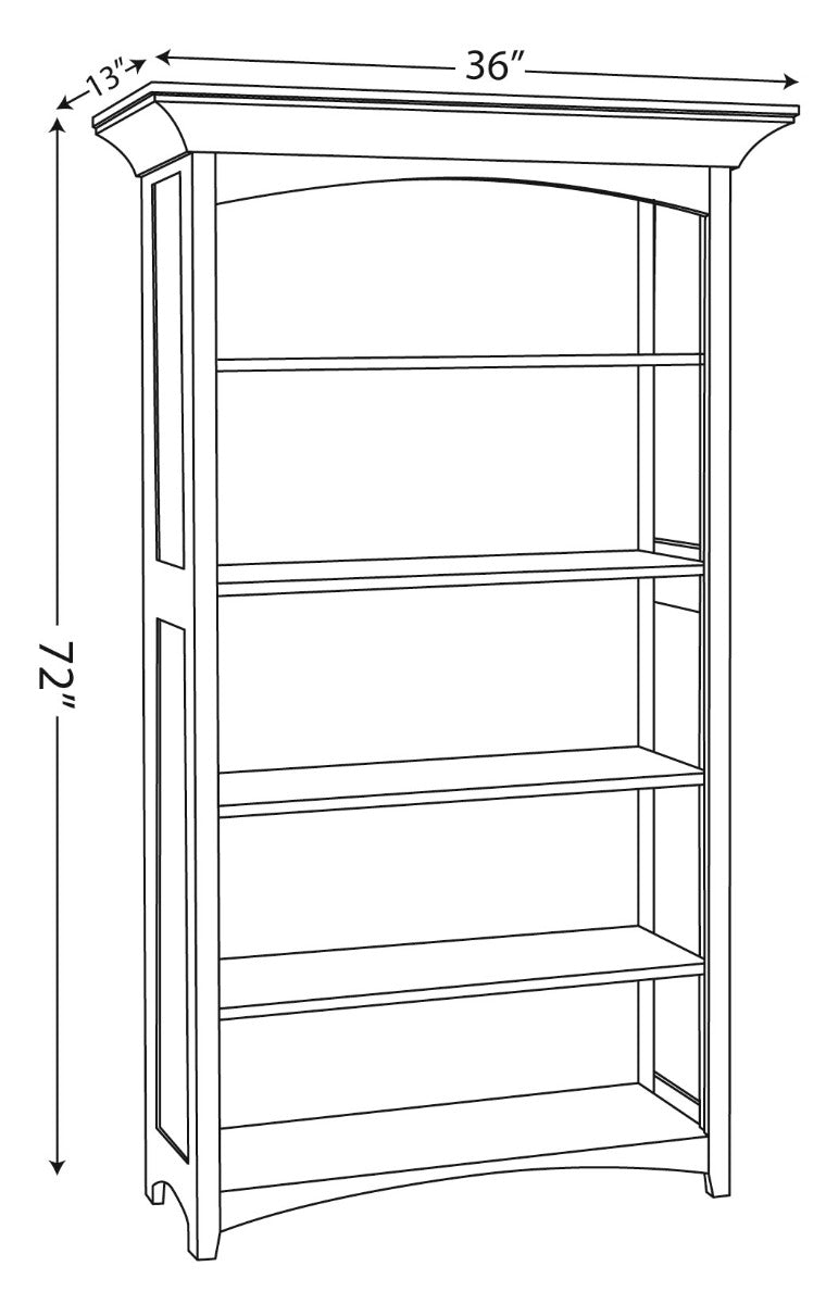 Belmont 80" Bookcase