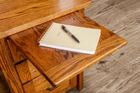 Shelton Double Pedestal Desk w/Hutch