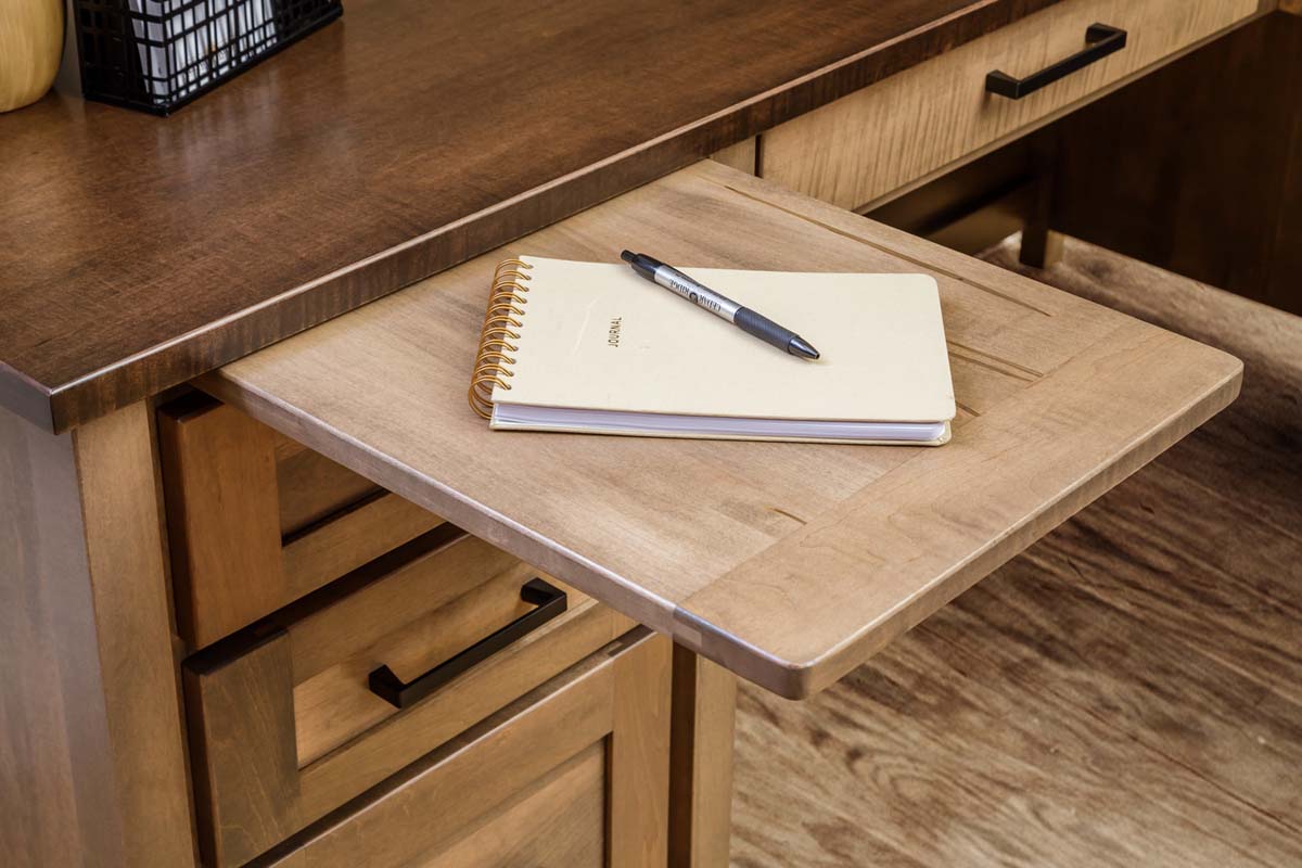 Shelton Hutch Top Corner Desk