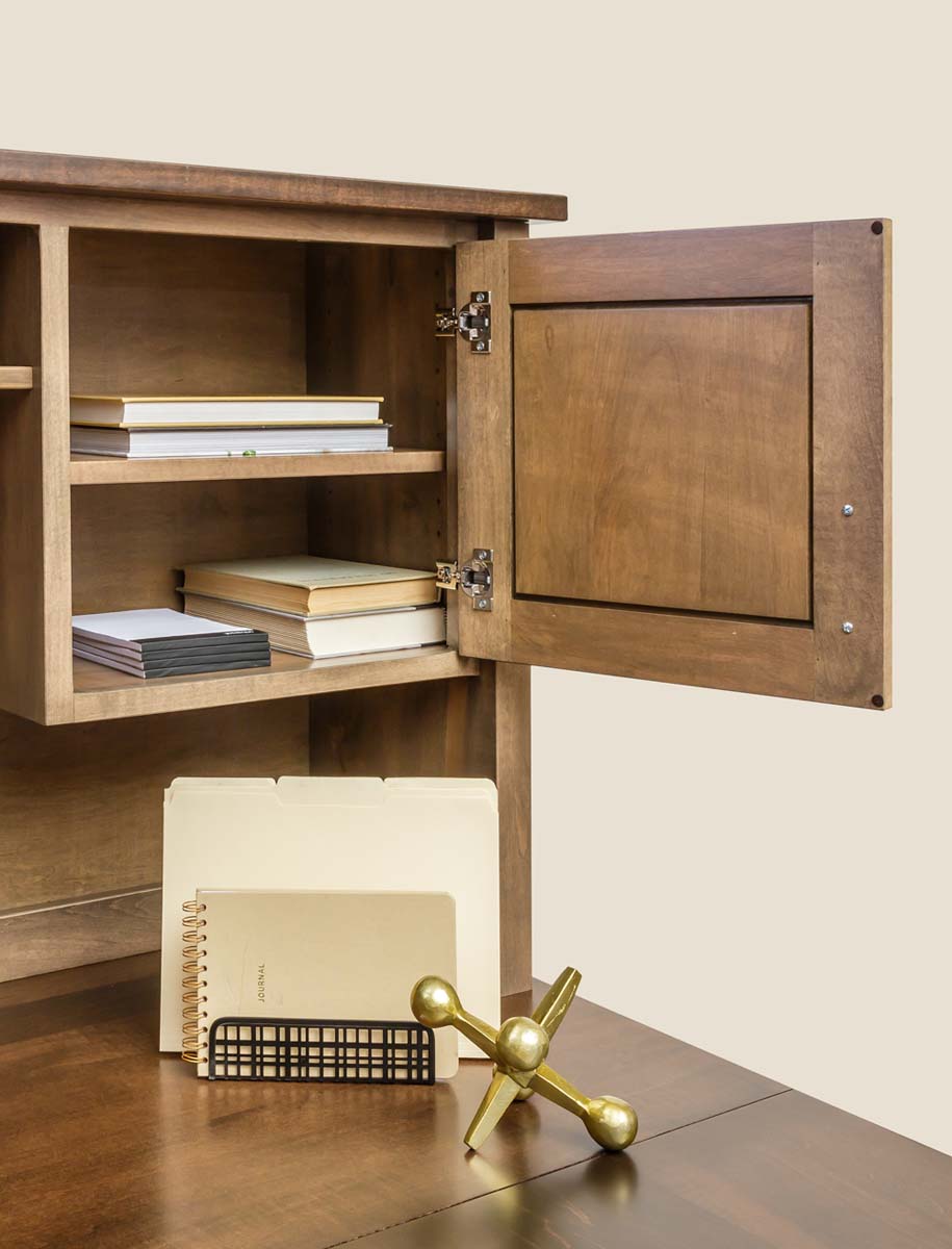 Shelton Hutch Top Corner Desk