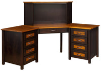 Shelton Corner Desk w/Hutch