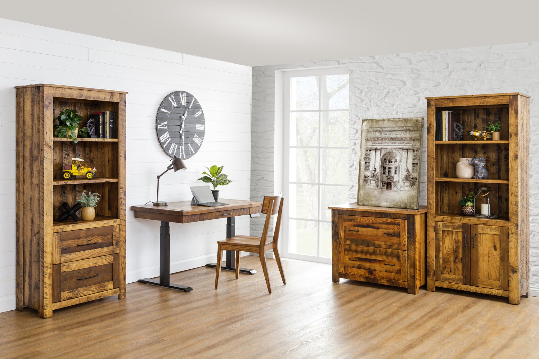 Urban Lodge 6' Bookcase w/Doors