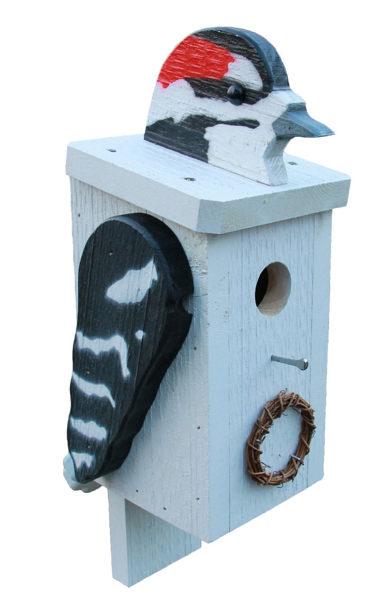 Downy Woodpecker Bird House