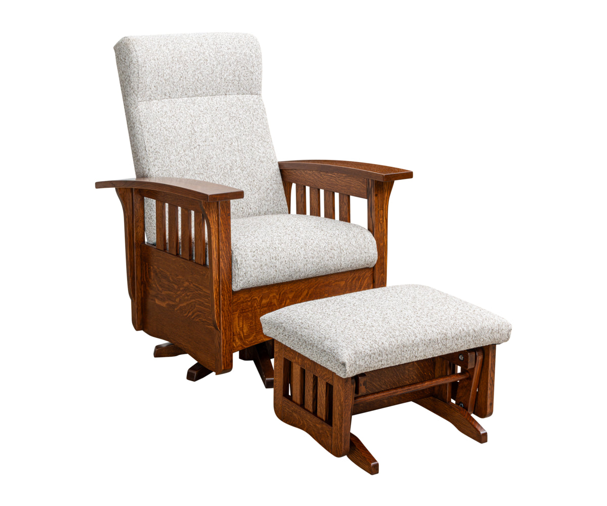 Classic Mission Gliding Ottoman