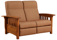 Classic Mission Reclining Loveseat