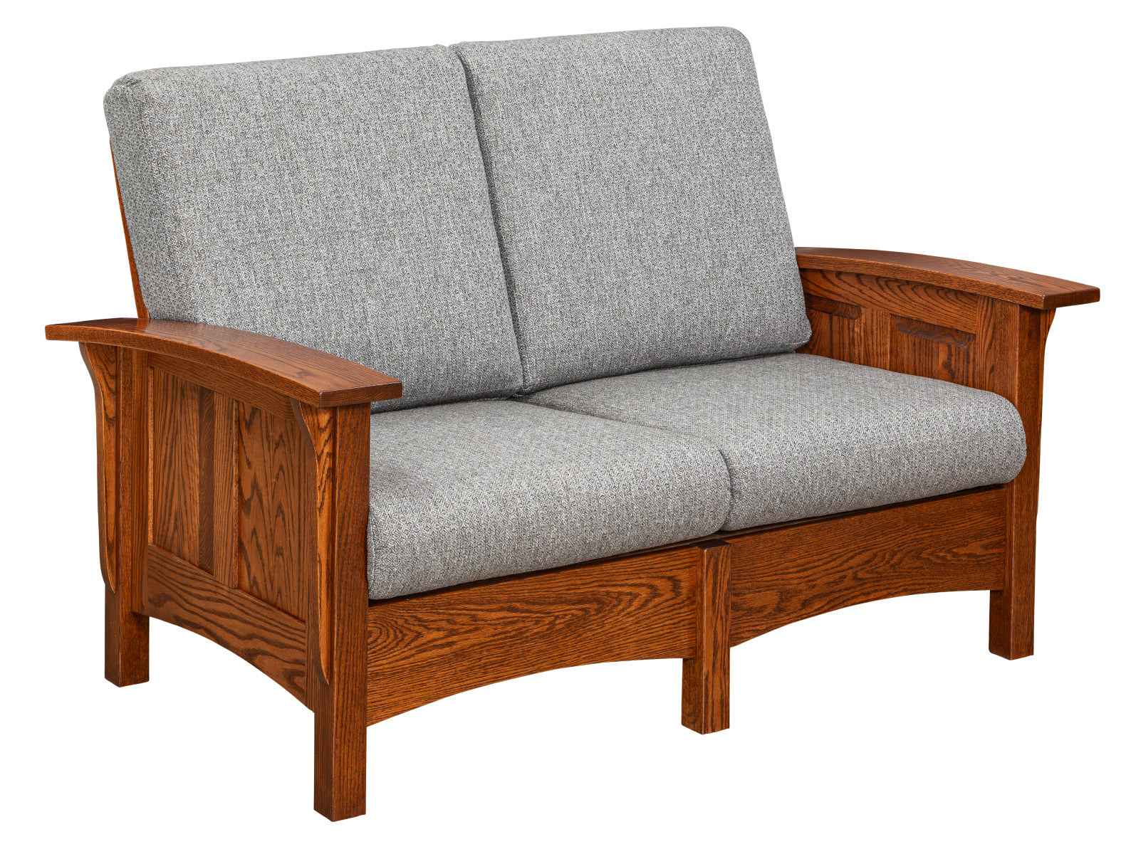 Paneled Mission Morris Loveseat