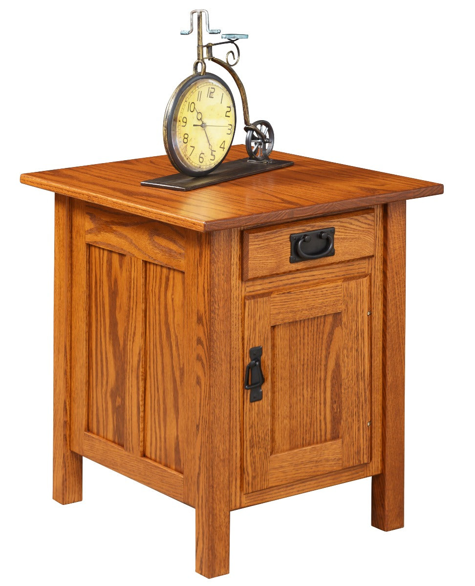 Mission Door & Drawer End Table