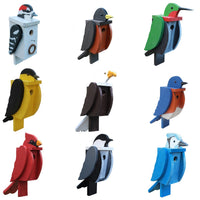 The Woodpecker Family Handcrafted Bird House