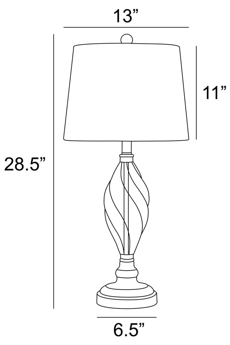 Clayne 2-Pack Table Lamp Set