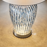 Wyatt Art Glass Table Lamp with Night Light
