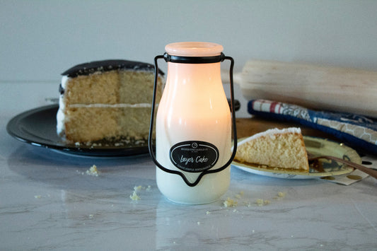 Layer Cake Large 14 Ounce Milk Bottle Candle