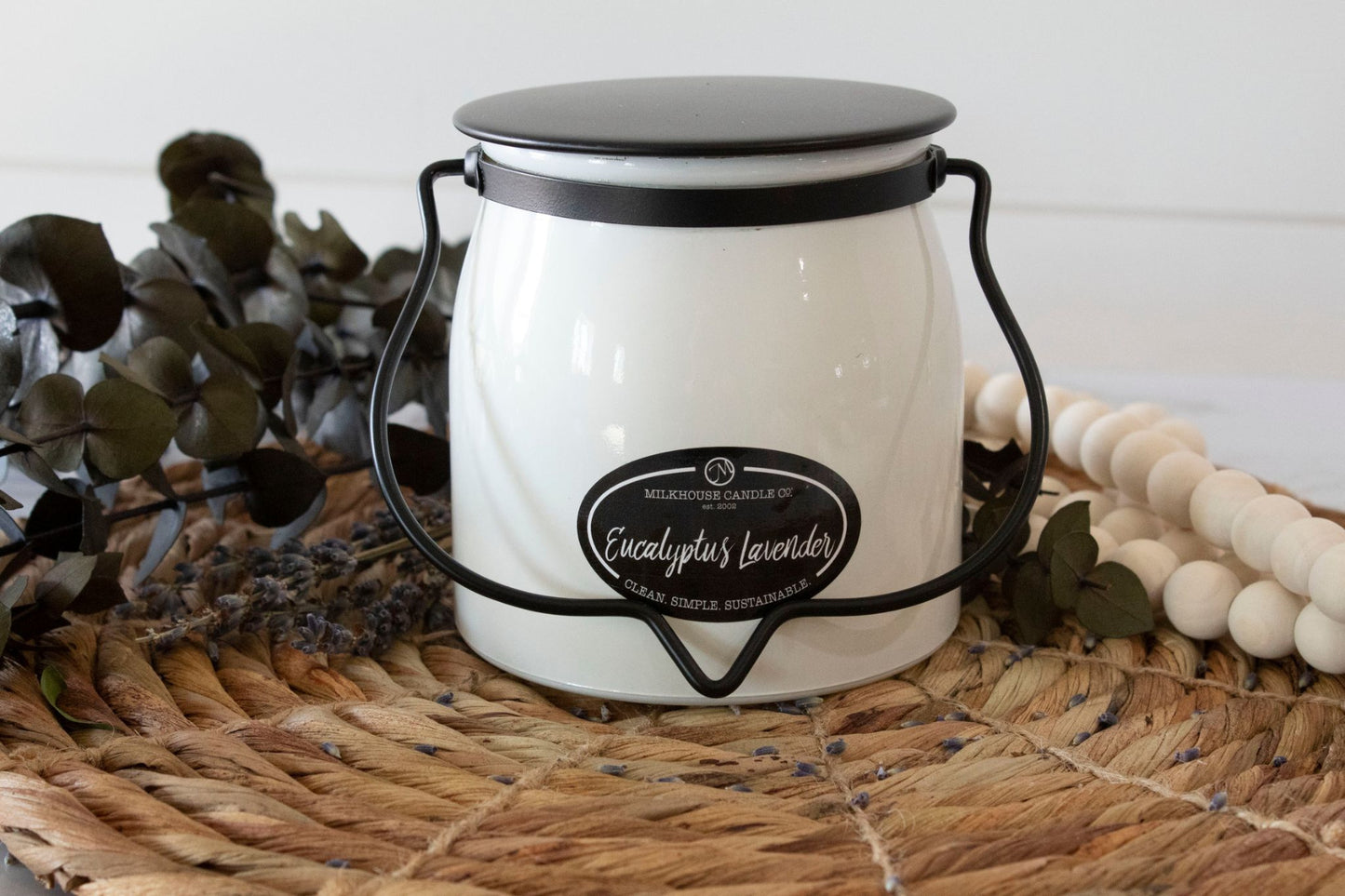 Eucalyptus Lavender 16 Ounce Jar Candle