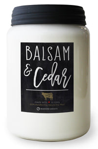 Balsam & Cedar 26 Ounce Farmhouse Apothecary Jar Candle