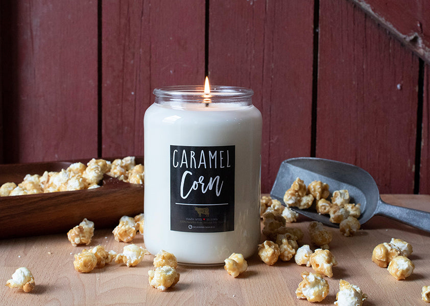 Caramel Corn Farmhouse Jar Candle