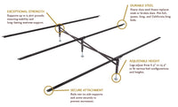 Adjustable Heavy-Duty Bed Support System