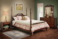 Colonial Pediment Bed