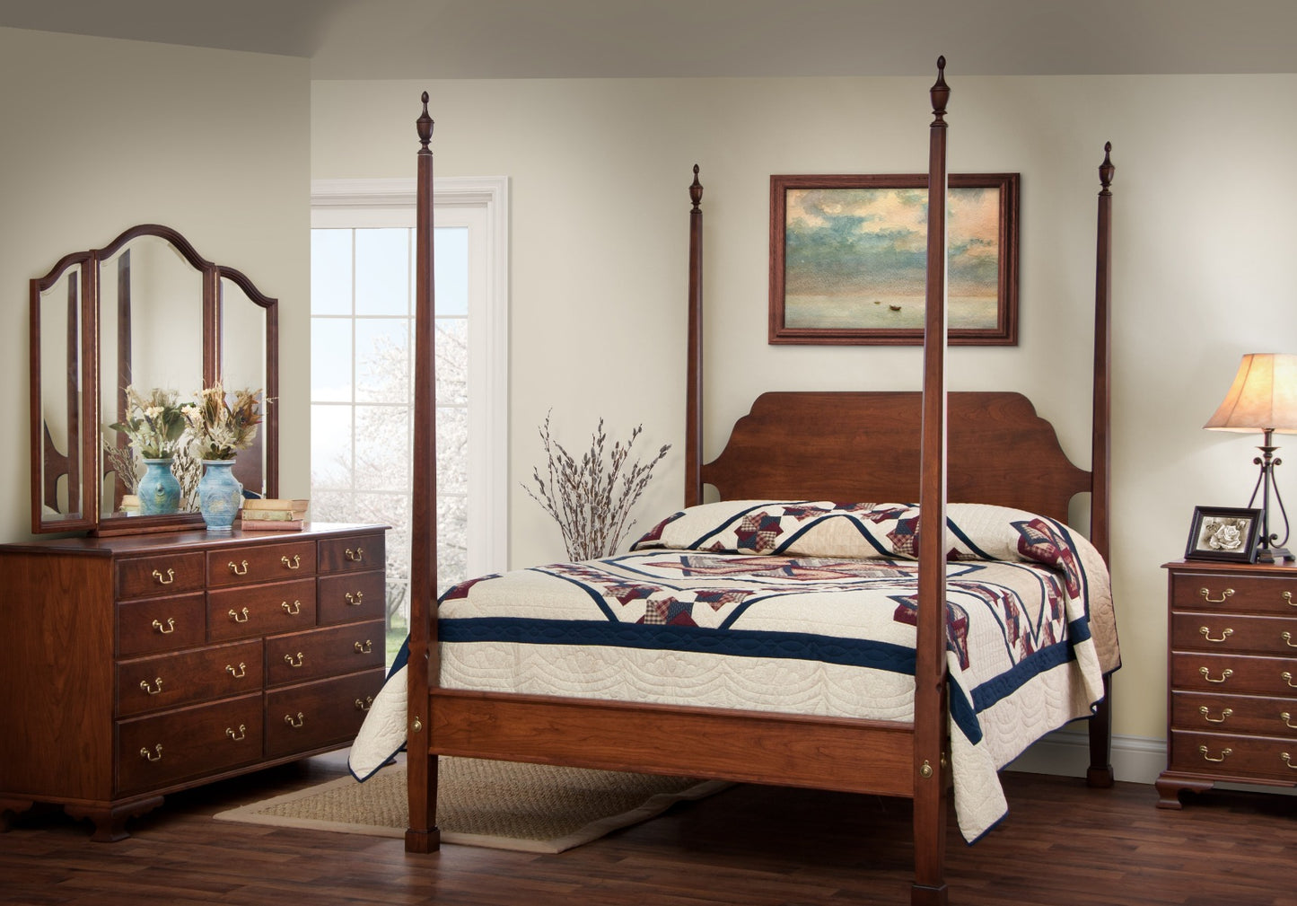 Colonial Pencil Post Bed