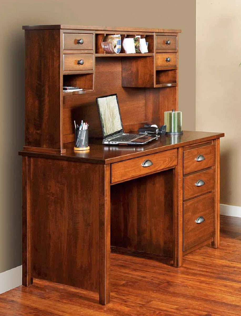 Eshton Single Pedestal Hutch Top Desk