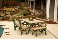 Garden Poly Table With Border