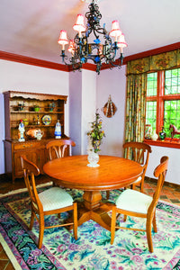 Tuscany Round Pedestal Extension Table