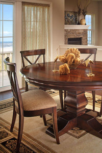 Tuscany Round Pedestal Extension Table