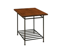 Bradford Metal & Wood End Table