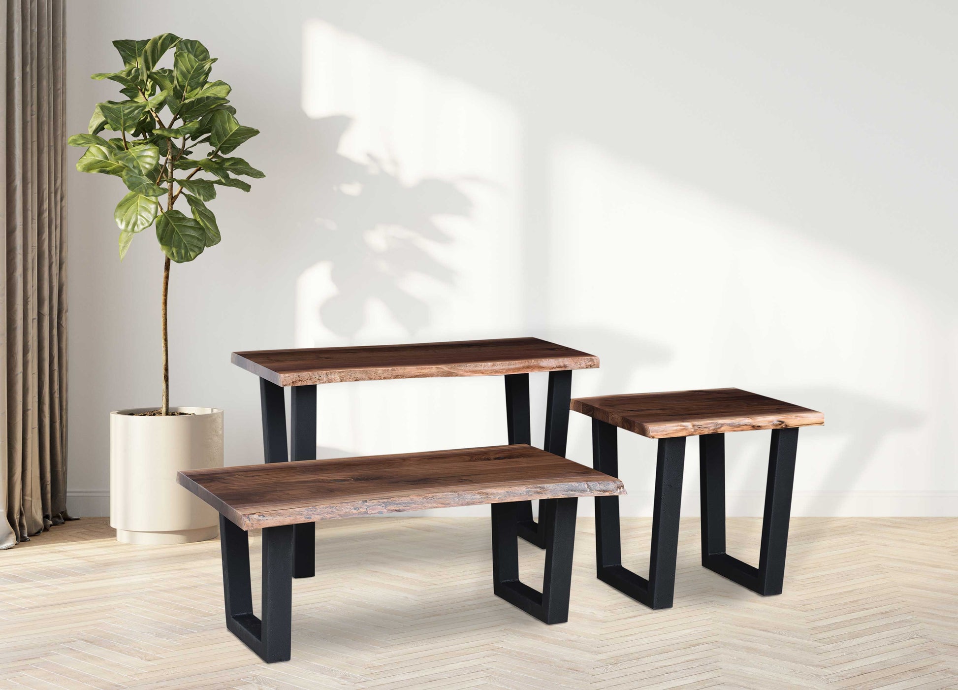 Milford Live Edge Coffee Table